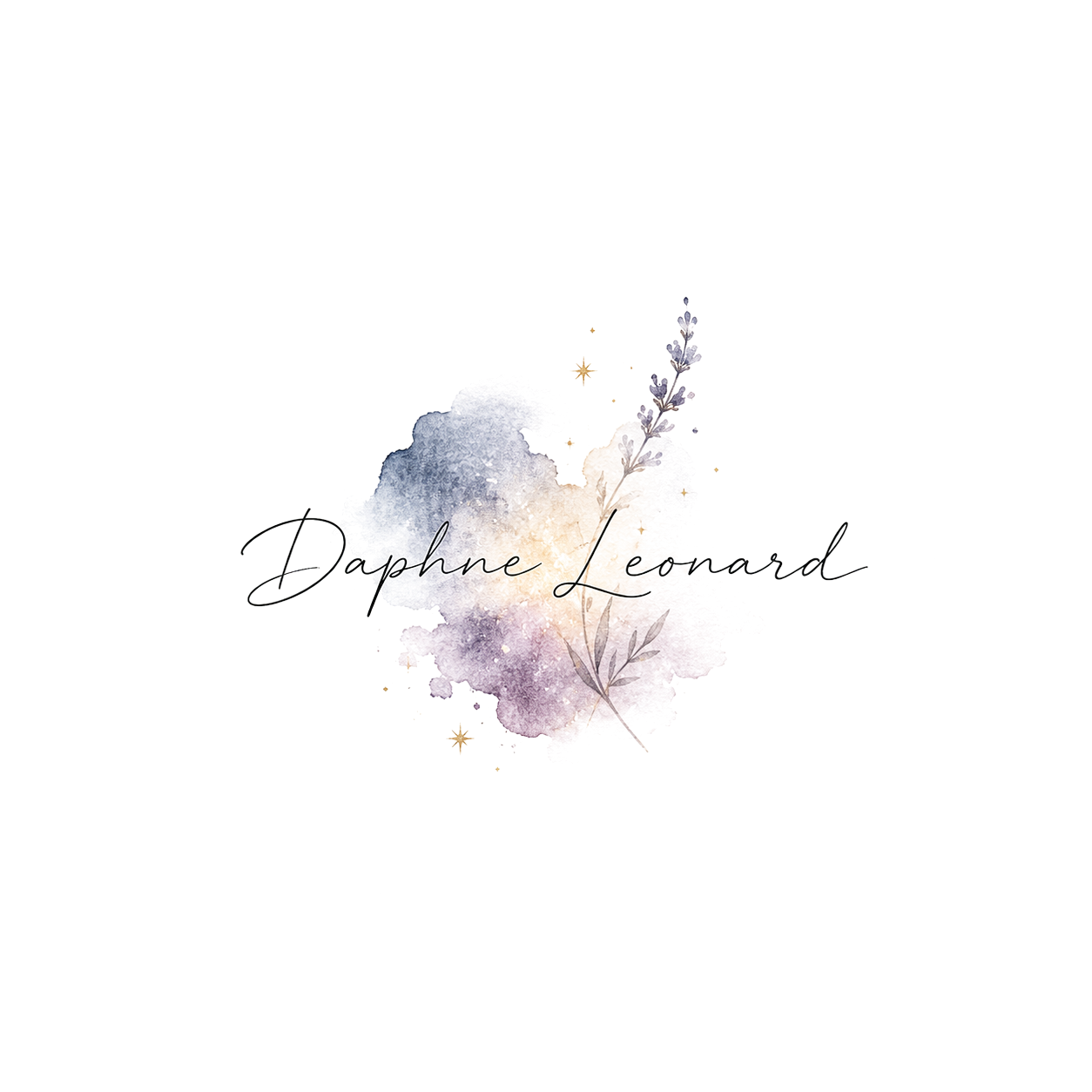 Daphne Leonard watercolor signature logo